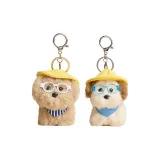 Теплый стекло, собака - абрикос + теплый стекло, собака - коричневый/белый