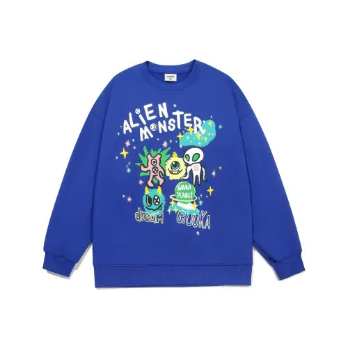 Guuka Свитшот Мужской Синий Фиолетовый