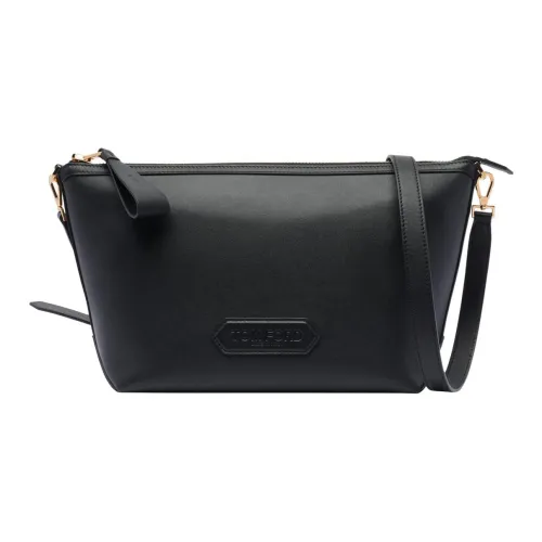 TF Телячья кожа Сумка через плечо Мужская Черная