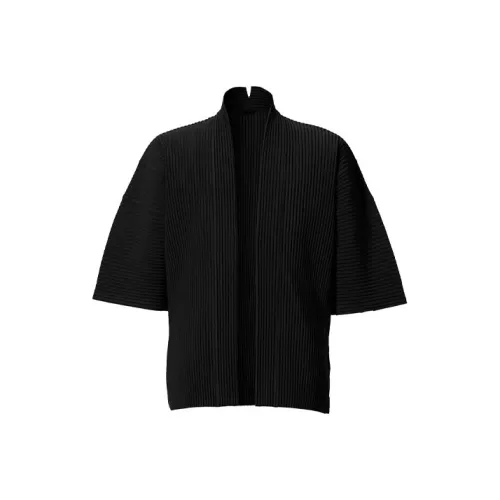 Homme Plissé Issey Miyake SS21 Рубашка Мужская Черная