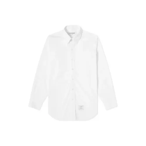 THOM BROWNE Белые Мужские Рубашки
