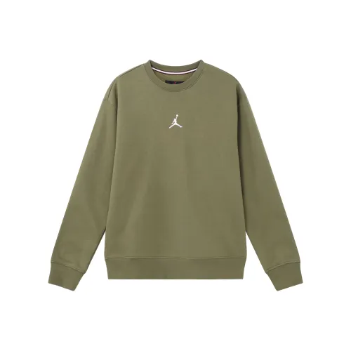 Джордан Свитшот Мужской Средний Оливковый Зеленый