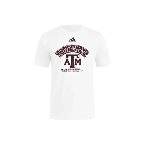 Adidas Texas A MAggies T-Shirt Унисекс Белый