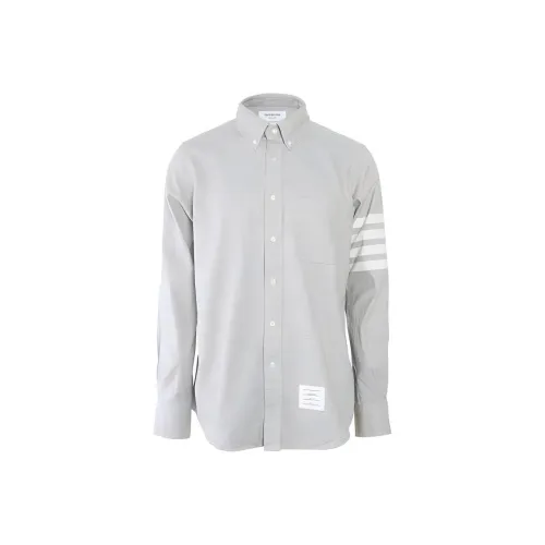 THOM BROWNE Light Gray Мужские Рубашки
