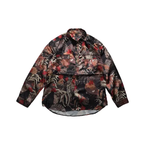 Full OF Петух Цвет Унисекс Рубашки