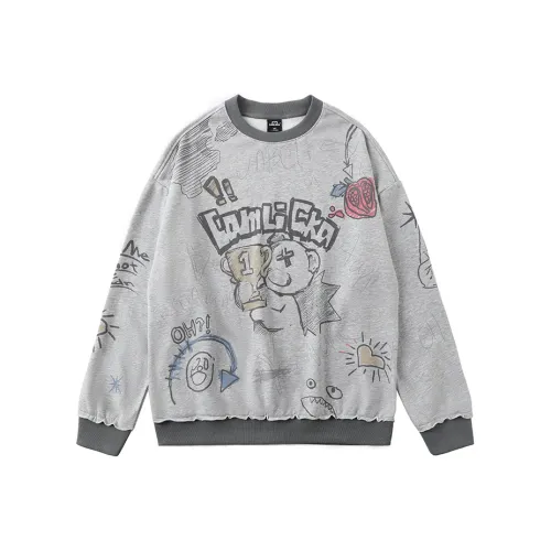 LAMLICKA Толстовка Унисекс Серый