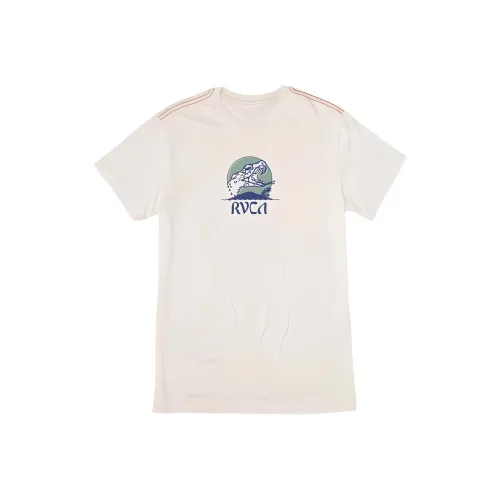 RVCA T-Shirt Мужская Винтаж Белый