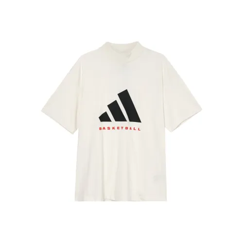 Adidas Баскетбол FW24 The 2025 Коллекция Chapter 01 T-Shirt Унисекс Белый Черный Красный