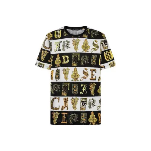 VERSACE Черный/Белый Мужские T-рубашки