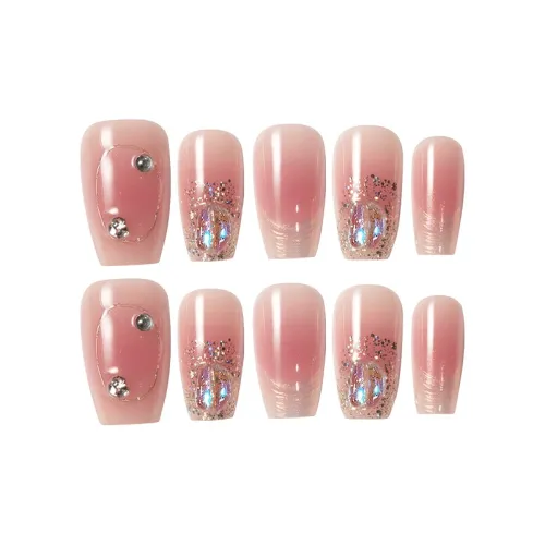 MAYCHAO Ручная работа Искусственный Ногтик Короткий ЛАДЬЯ