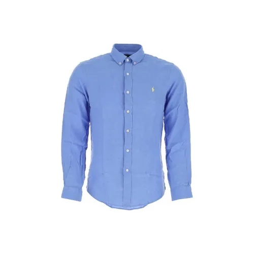 Polo Ralph Lauren Рубашка Мужская Светло-Синяя