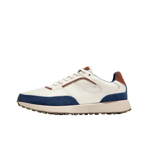 COLE HAAN Повседневный Низкий Топ Белый Синий Мужской