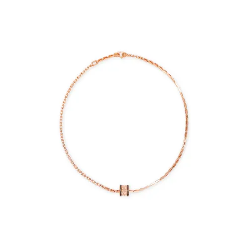 BVLGARI B.Zero1 Series Керамика Ожерелья Унисекс Розовое Золото