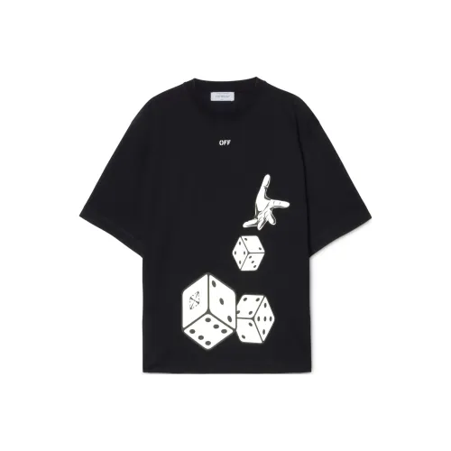 Off Белый FW24 T Рубашка Мужская Черная