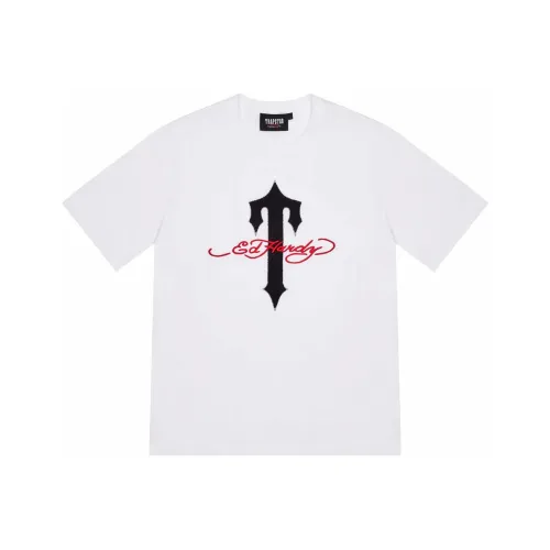 ED HARDY X Trapstar Collaboration FW24 T Рубашка Мужская Белая