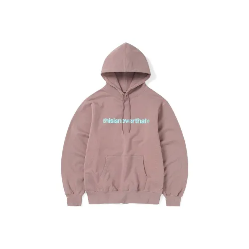 Thisisneverthat SS24 Ultras Collection T Логотип LT Hoodie Пыльно-розовый Hoodie Унисекс Розовый