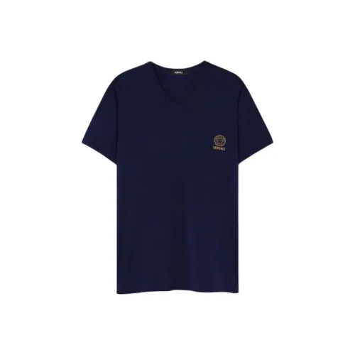 VERSACE T-рубашка мужская морской синий