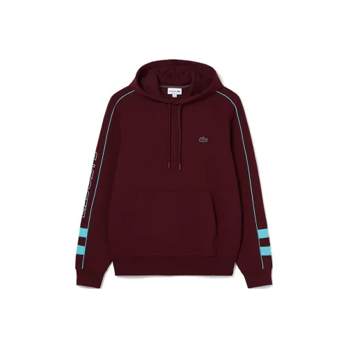 LACOSTE Collaboration Мужские Толстовки Бордового Цвета