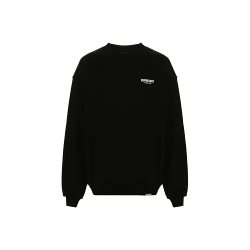 REPRESENT Черные Мужские Свитшоты