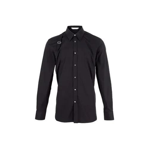 Alexander McQueen Рубашка Мужская Черная