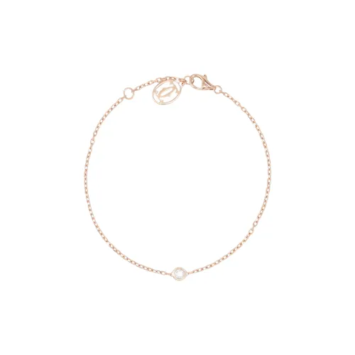 Cartier Браслет Diamants Légers, Маленькая Модель Розовое Золото, Бриллиант