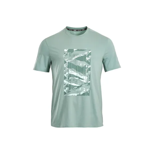 DECATHLON T-Shirt Мужской Нефритовый Синий