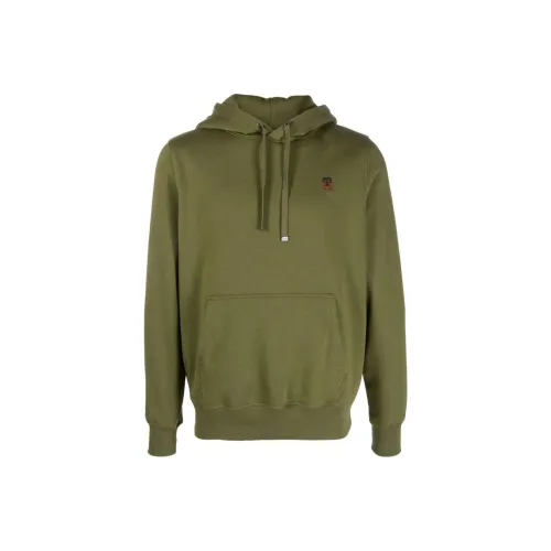 Tommy Hilfiger Свитшот Мужской Оливково-зеленый