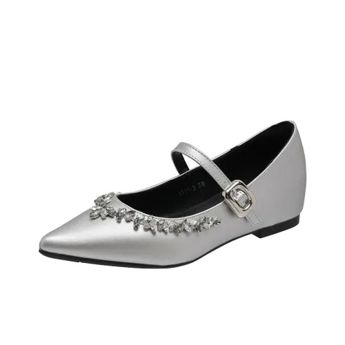 YAFEI XUANYU Квадратный каблук Туфли Мэри Джейн Женские