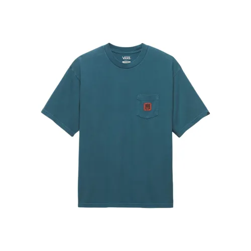 Vans MTE Crestline Карман T Рубашка Мужская Stargazer Синий