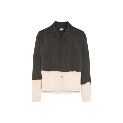 RHUDE Черный/Белый Мужские Рубашки