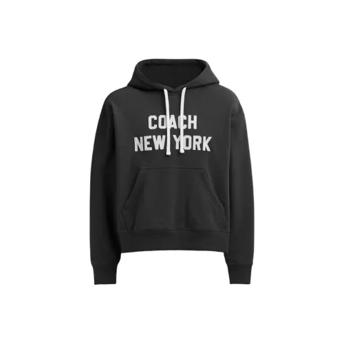 COACH SS24 Свитшот Унисекс Черный