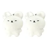 Белая мышка, 2 штуки