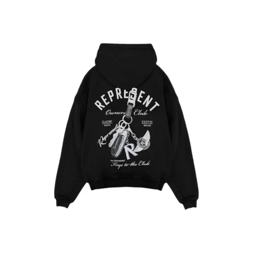 REPRESENT Черные Мужские Свитшоты