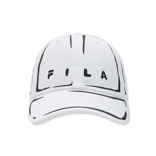 FILA X JOSHUA VIDES ORIGINALE Хлопок Кепки Унисекс Стандартный Белый