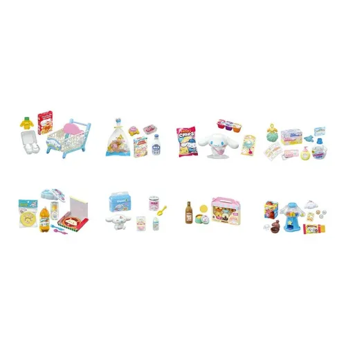 RE MENT Cinnamoroll MARKET Supermarket Розничная торговля DEPARTMENT Магазин Слепые коробки Целая коробка 8 шт