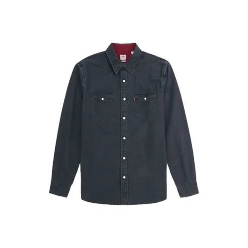 Levis Мужские Черные Рубашки