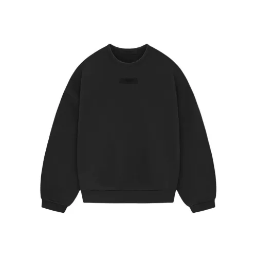 Fear Of God Essentials SS24 Drop2 Crewneck Толстовка Мужская Глубокий Черный Глубокий Черный