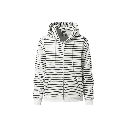 HELIPORT Свитшот Куртка Унисекс Черно-белые полосы