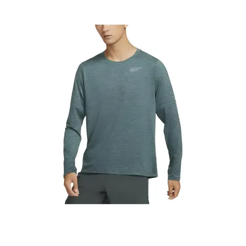 Nike Dri Fit ElementDri Форма T Рубашка Мужская Винтаж Зеленый