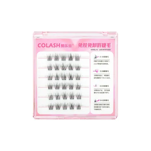 KULESI Не клеящий стиль Лиссабон Детский CURVE Клей Бесплатно Искусственные ресницы Натуральный удлинение Стиль