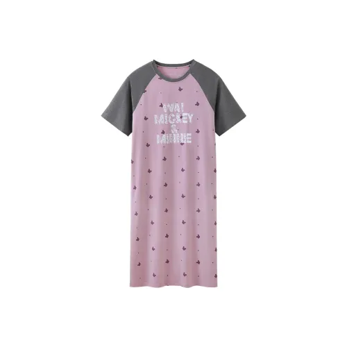 JINGYUN X Disney Ночная сорочка Женская Светлая и Мягкая Фиолетовая