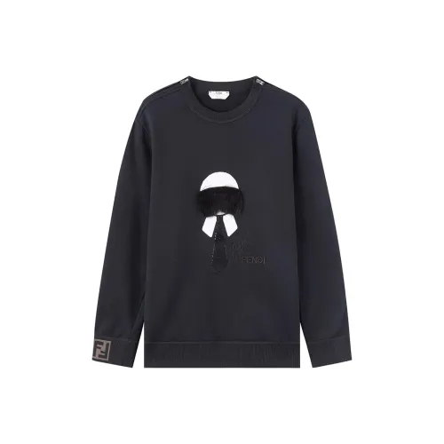 FENDI Черный Унисекс Свитшоты