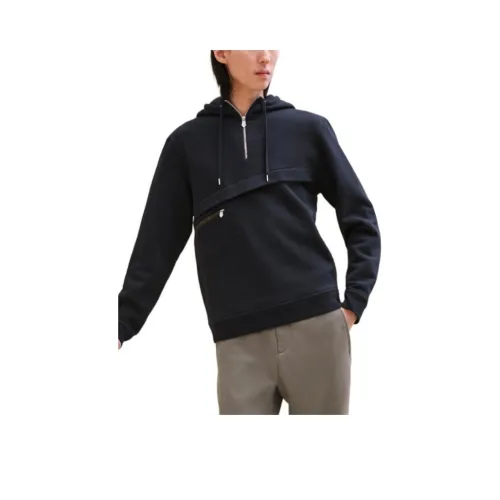 HERMES FW24 Толстовка Мужской Морской Синий