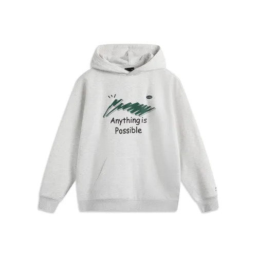 LINING Sports Life Collection Толстовка Унисекс Фотиния Серый Deep Антарктический Серый