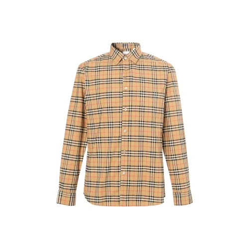 Burberry Бежевые Мужские Рубашки
