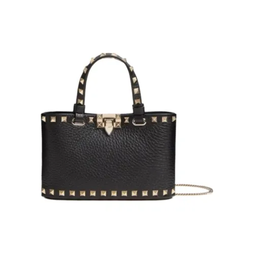 Valentino Rockstud Коровья кожа Сумка Мини Женская Черная