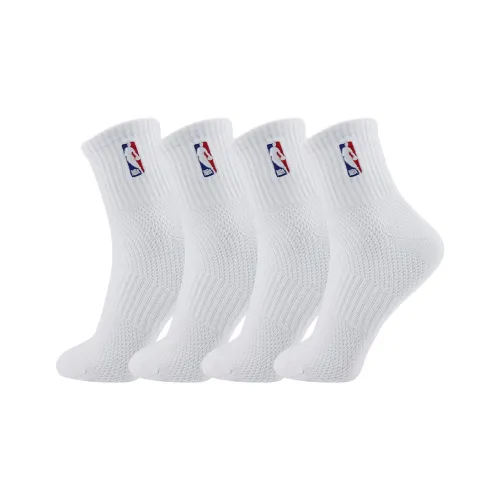 NBA Носки Crew Унисекс упаковка из 4 пар белые