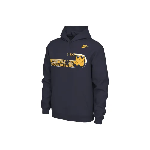 Nike West Virginia Толстовка Мужская Морской Синий