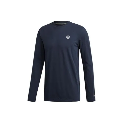 Adidas Originals SPZL LS T Рубашка Мужская Морской Синий