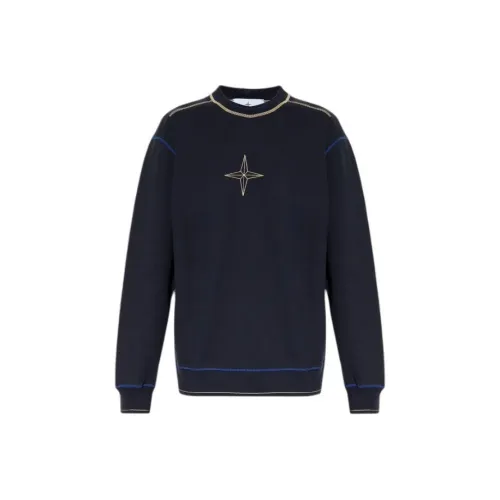 STONE ISLAND Толстовка Мужская Синяя